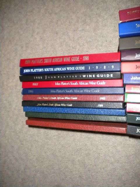 SOUTH AFRICA - PLATTERS SOUTH AFRICAN WINE GUIDE 1981 TO 2017 MISSING 2014 & 2015 "