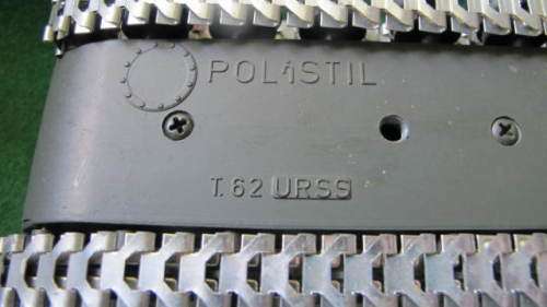 POLISTIL - MILITARY - TANKS T62 - RUSSIA - NO BOX - EXCELLENT CONDITION