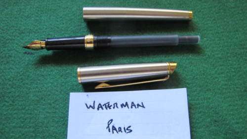 WATERMAN - PARIS - FOUNTAIN  PEN - GOOD CONDITION - GUARANTEED GENUINE