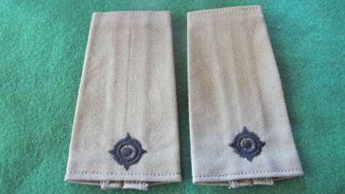 RHODESIA -  BUSH WAR - 2ND LIEUTENANT PAIR CLOTH RANK
