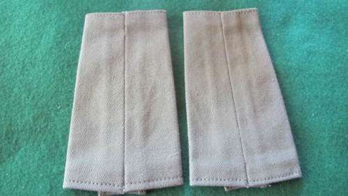 RHODESIA -  BUSH WAR - 2ND LIEUTENANT PAIR CLOTH RANK