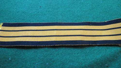 EAST AND WEST AFRICA MEDAL  - 15CMS RIBBON - (FREE SHIPPING IN S. AFRICA)
