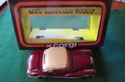 CORGI 50,S CLASSICS -1956 MERCEDES 300SC  BOXED - MADE IN GREAT BRITAIN - NEVER PLAYED WITH