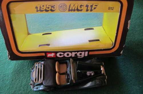CORGI 50,S CLASSICS -1953  MG TF  BOXED - MADE IN GREAT BRITAIN - NEVER PLAYED WITH