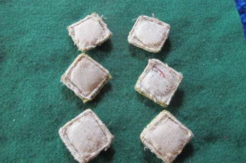 BRITAIN-  WW2 - SET OF CLOTH CAPTAINS PIPS