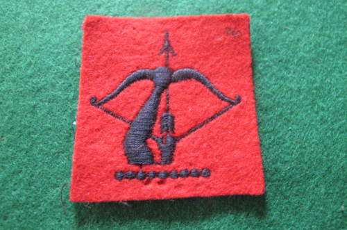 BRITAIN -  FORMATION BADGES OF WWII AND LATER - ANTI AIRCRAFT COMMAND PATCH
