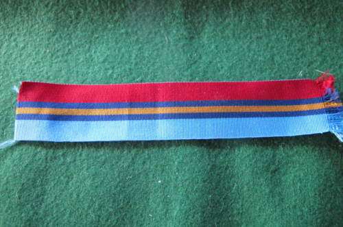 RHODESIA -GENERAL SERVICE MEDAL -15CMS RIBBON - (FREE SHIPPING IN SOUTH AFRICA)