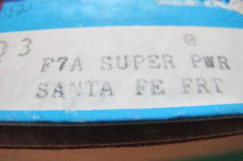 ATHEARN HO RAILWAY - SANTA FE LOCOMOTIVE FE FREIGHT F7A SUPER PWR BOXED