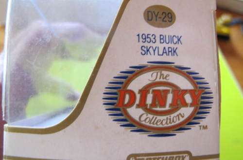 MODEL AUTOMOBILES - THE DINKY COLLECTION - 1953 BUICK SKYLARK -MATCHBOX  MADE IN CHINA - BOXED