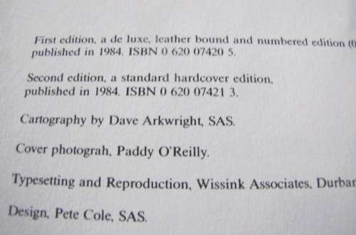 RHODESIA - THE ELITE HARDBACK THE STORY OF THE RHODESIAN SAS - BARBARA COLE - GOOD CONDITION