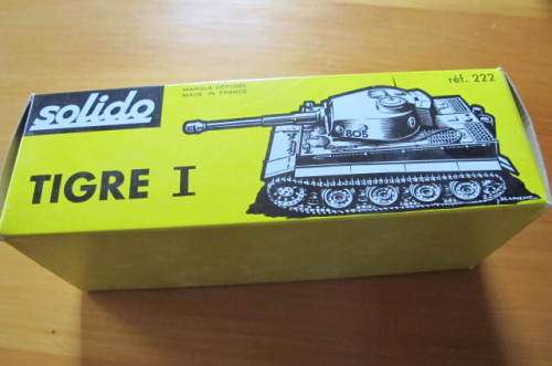 SOLIDO - NUMBER 222 - TIGER TANK BOXED NEVER PLAYED