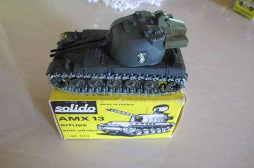 SOLIDO - NUMBER 223 - AMX TANK BOXED NEVER PLAYED