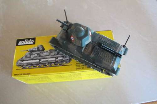 SOLIDO - NUMBER 234 - SOMUA S35 TANK BOXED NEVER PLAYED