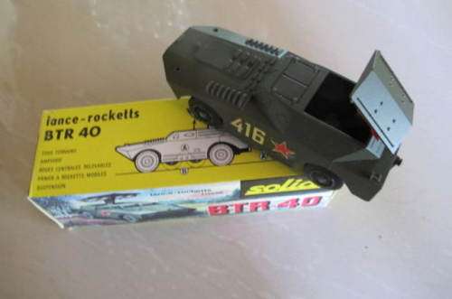SOLIDO - NUMBER 225 - LANCE ROCKETS BTR 40 BOXED NEVER PLAYED