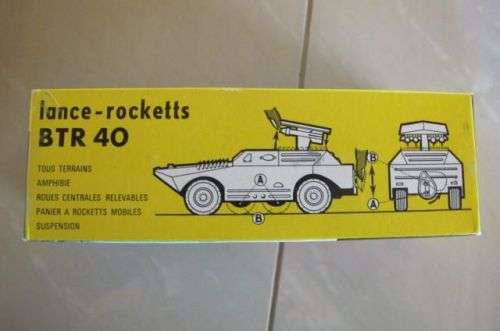 SOLIDO - NUMBER 225 - LANCE ROCKETS BTR 40 BOXED NEVER PLAYED
