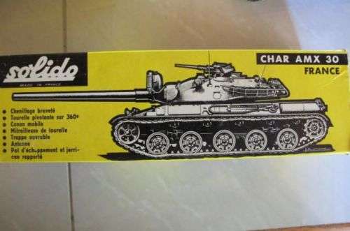SOLIDO - NUMBER 209 - CHAR AMX 30T TANK BOXED NEVER PLAYED