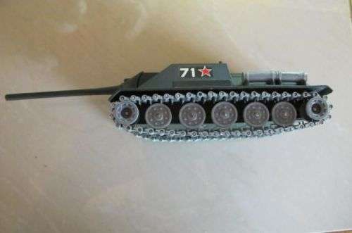 SOLIDO - NUMBER 208 - CHAR RUSSE `SU 100` TANK BOXED NEVER PLAYED