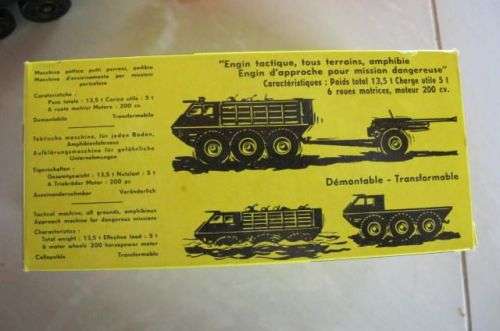 SOLIDO - NUMBER 214 -  BERLIET `AUROCHS` TRUCK BOXED NEVER PLAYED