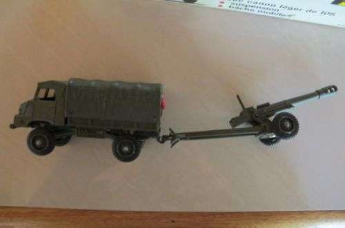 SOLIDO - NUMBER 235 -  SIMCA - UNIC S.U.M.B. 4 X 4  TRUCK AND CANNON BOXED NEVER PLAYED
