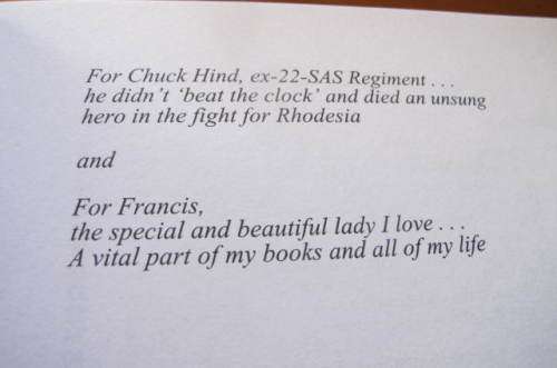 RHODESIA - SEE YOU IN NOVEMBER - PETER STIFF - PAPERBACK GOOD CONDITION