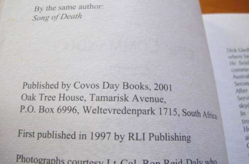 RHODESIA - ONE COMMANDO - DICK GLEDHILL - PAPERBACK GOOD CONDITION