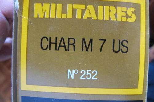 SOLIDO - NUMBER 252 - CHAR M 7 USA TANK BOXED NEVER PLAYED