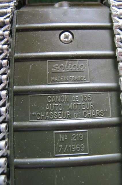 SOLIDO - NUMBER 219  - CHASSEUR DE CHAR M41 TANK BOXED NEVER PLAYED