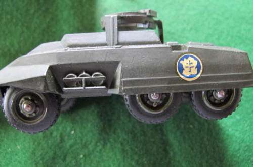SOLIDO - NUMBER 200  - COMBAT CAR M 20 BOXED NEVER PLAYED