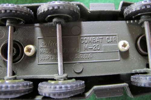 SOLIDO - NUMBER 200  - COMBAT CAR M 20 BOXED NEVER PLAYED