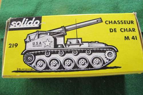 SOLIDO - NUMBER 219  - M 41. TANK BOXED NEVER PLAYED