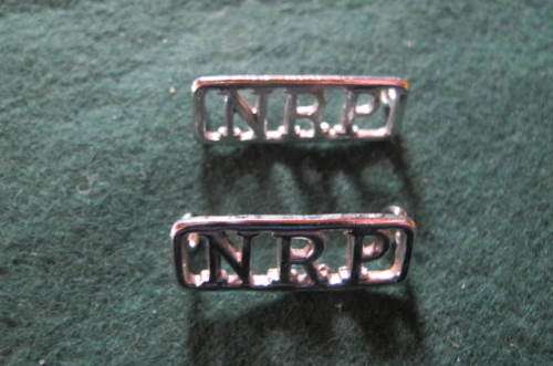 NORTHERN RHODESIA - PRE UDI - NORTHERN RHODESIA POLICE. PAIR TITLES