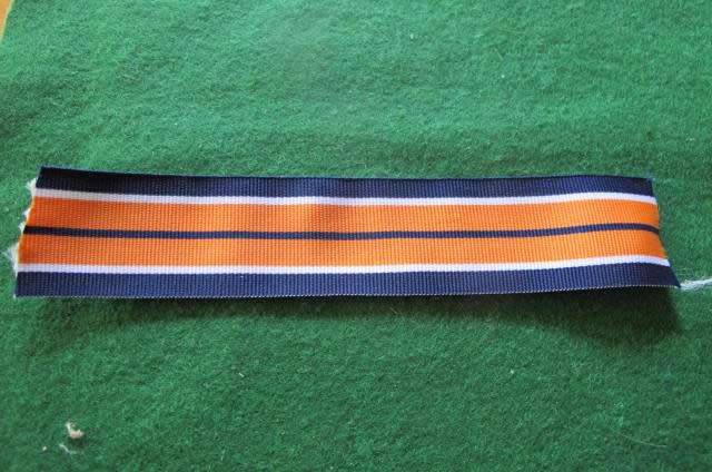 SOUTH AFRICA - MEDAL RIBBON - LENGTH 150MM /6 INCHES - GENERAL SERVICE MEDAL