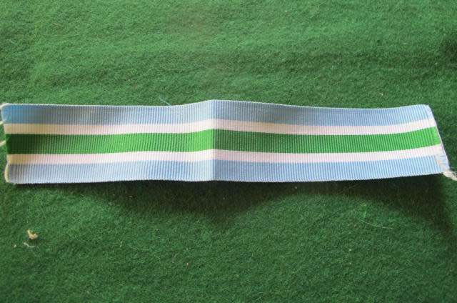SOUTH AFRICA - MEDAL RIBBON - - LENGTH 150MM /6 INCHES - UNITAS MEDAL