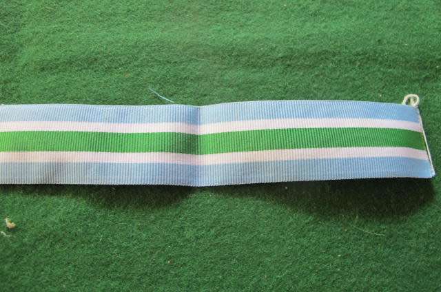 SOUTH AFRICA - MEDAL RIBBON - - LENGTH 150MM /6 INCHES - UNITAS MEDAL