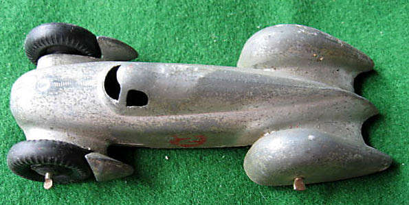 DINKY TOYS-AUTO UNION RACING CAR MADE IN ENGLAND MECCANO LIMITED