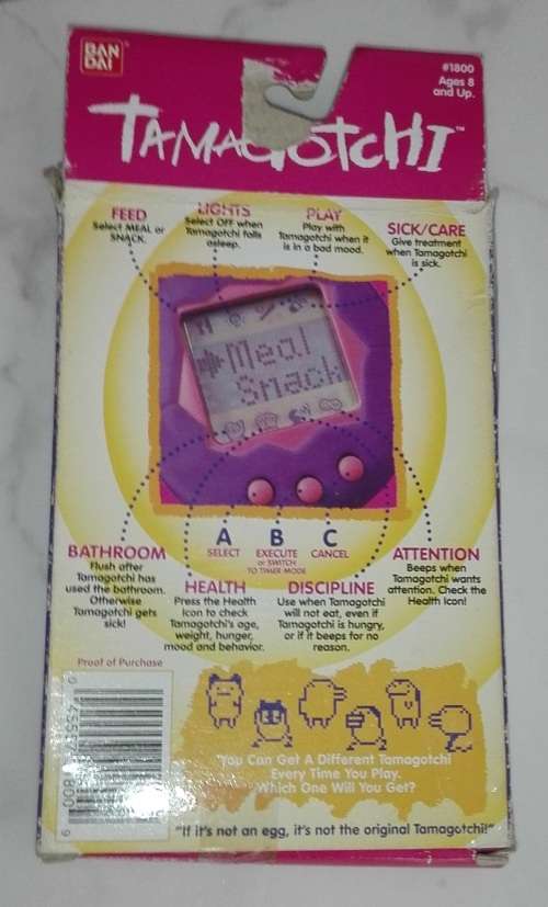 Original Bandai Tamagotchi 1996 Unused in original Box R700+