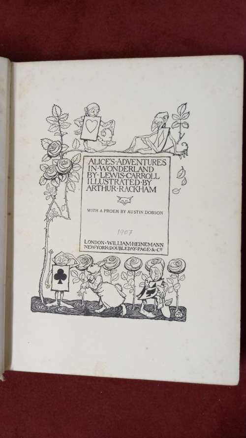 Alice`s Adventures In Wonderland (Rackham First Edition)