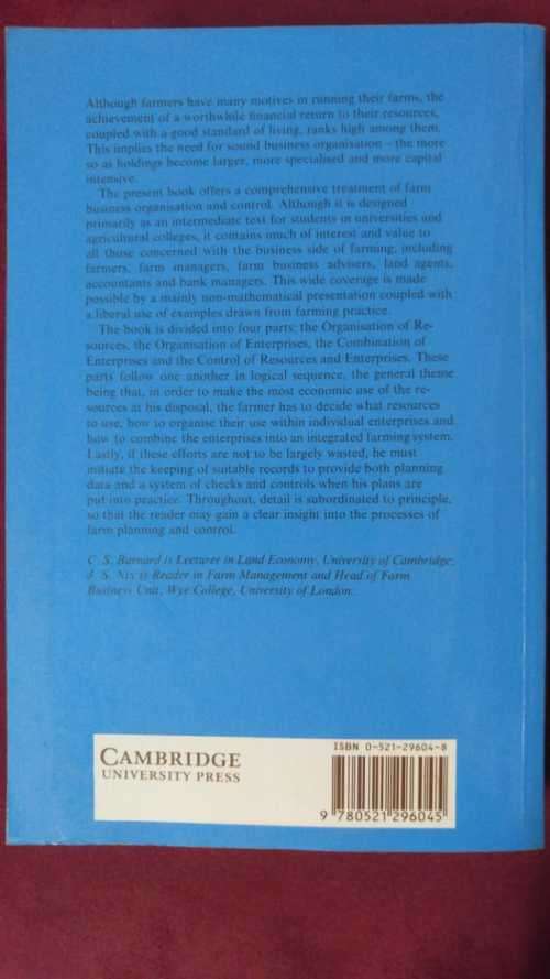 Farm Planning and Control