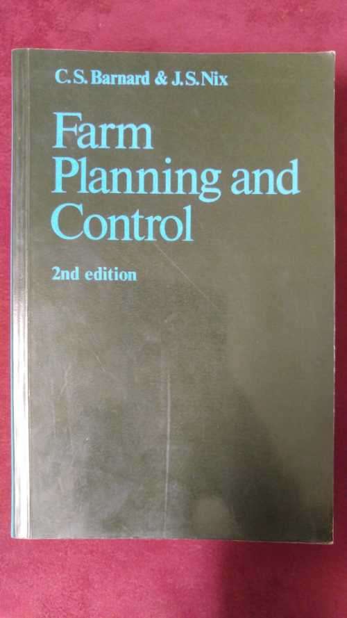 Farm Planning and Control