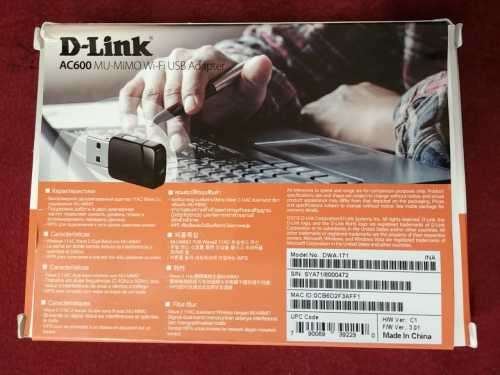 D-Link Wi-Fi USB adapter AC600