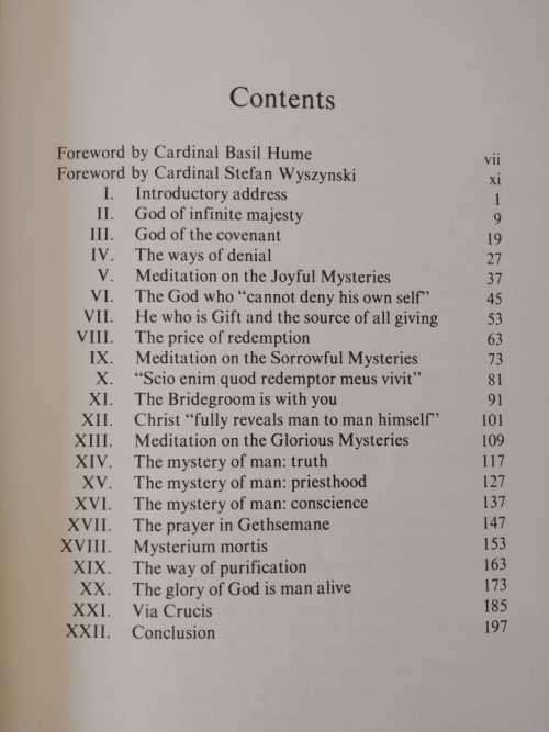 Sign Of Contradiction - Pope John Paul II - Meditations