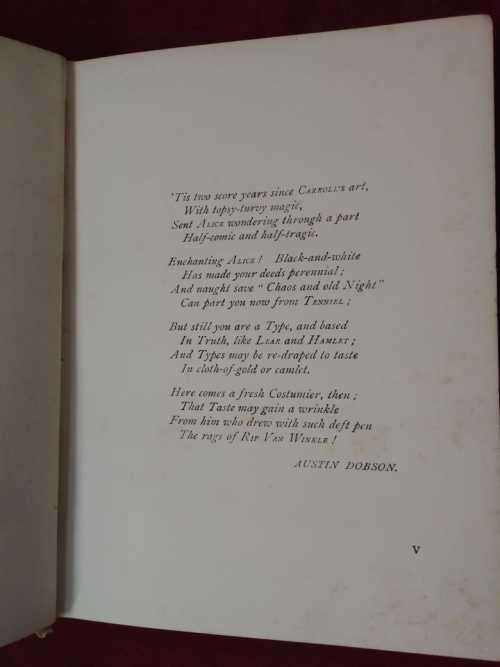 Alice`s Adventures In Wonderland (Rackham First Edition)