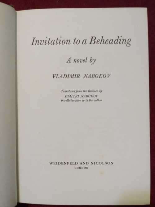 Invitation To A Beheading