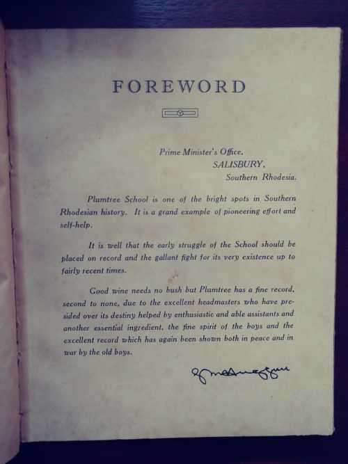 Plumtree School - 1902 - 1945 - A RECORD