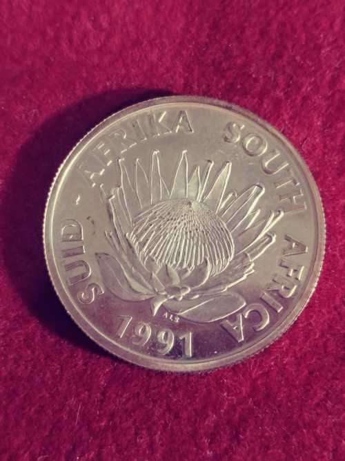 1991 S. Africa R1 Nursing/Verpleging - silver proof