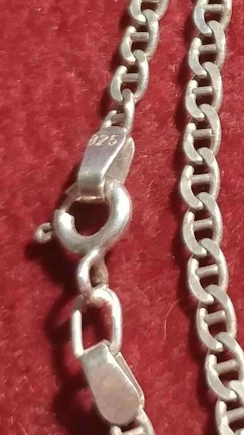 Silver Cross on chain