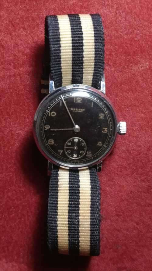 Delfin Vintage Watch - Military - World War 2
