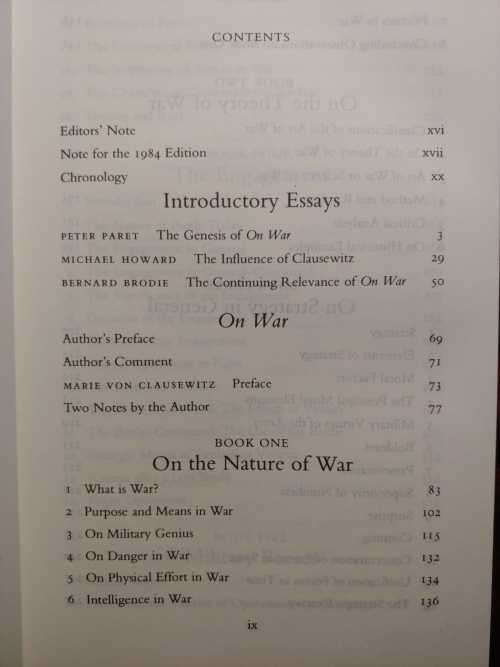 On War - Carl Von Clausewitz
