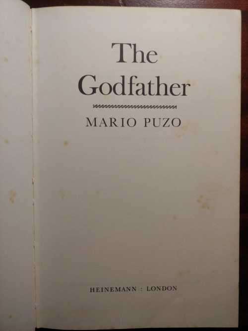 The Godfather - first edition