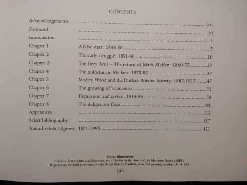 A New History Of The Durban Botanic Gardens